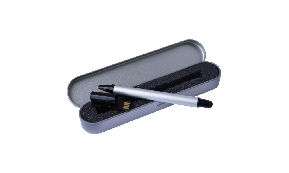 Lapicero De Metal + Touch Usb 8Gb