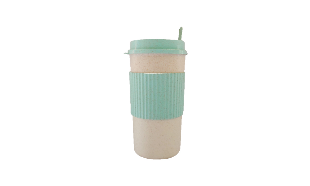 Mug Con Removedor De 
Fibra De Trigo 400 Ml