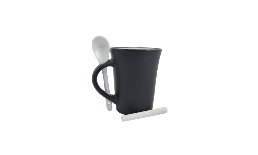 Taza Pizarra Con 
Cucharita 11 0Z