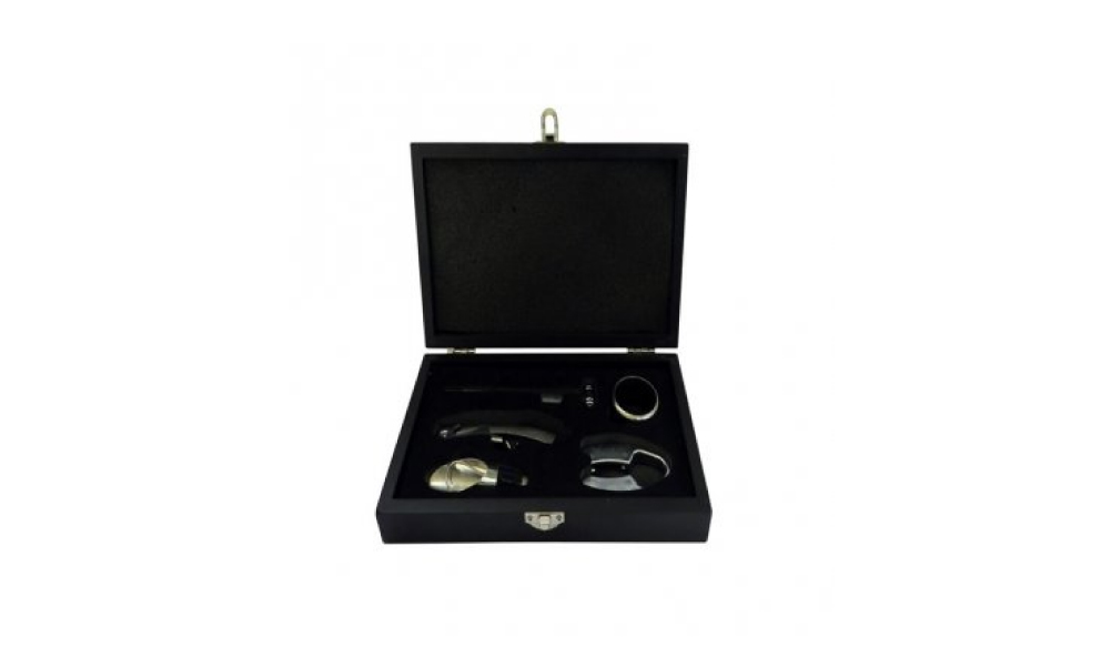 Set de vino caja negra