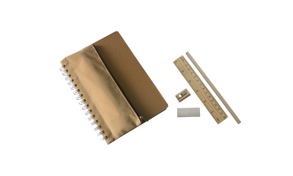Libreta Con Cartuchera Ecológica