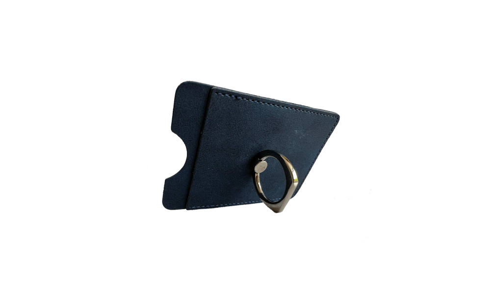 Card Holder Ring De Cuero
