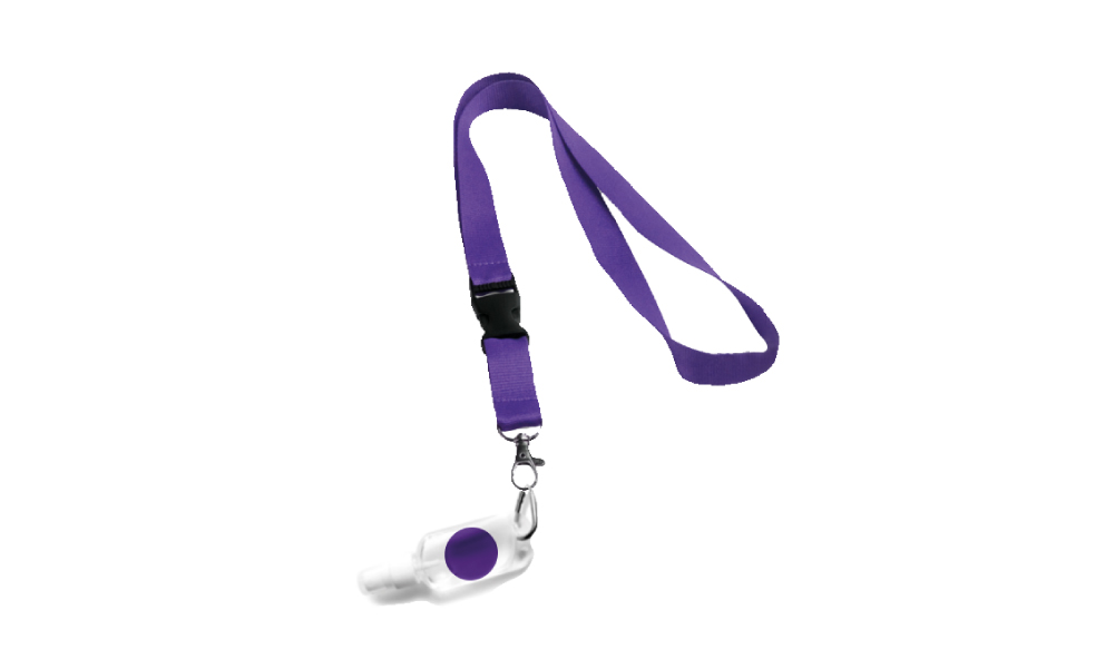 Lanyard Con Atomizador Con Tip Top Con Alcohol