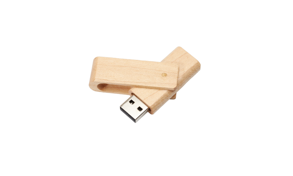 Usb De Madera Giratorio 16 GB