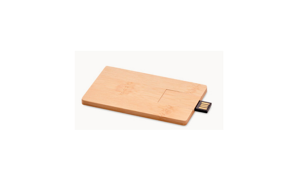 Usb Tarjeta De Bambú
